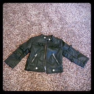 Faux leather jacket